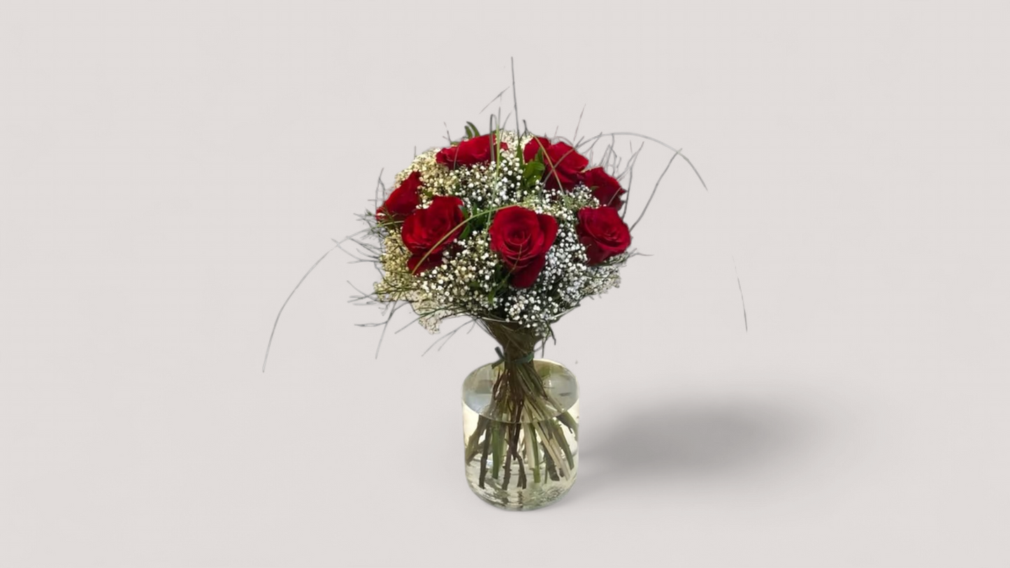 Strauß Rote Rosen - Klassisch